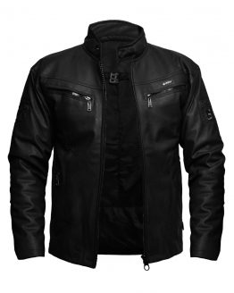 Bankers Jaket Motor Pria Hitam Karlit BKR 006