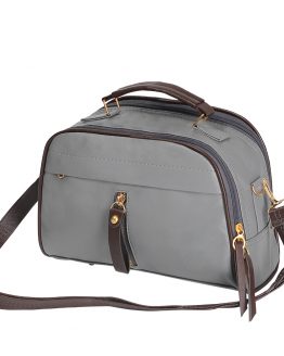 TAS HANDBAG CASUAL WANITA PREMIUM ABU SINTETIS INFICLO INF 048