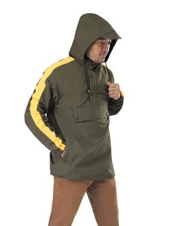 JAKET HOODIE PRIA TASLAN HIJAU INFICLO INF 421