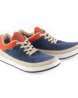 SEPATU CASUAL SNEAKERS PRIA NAVY COMB SUEDE KUZATURA KSU 378