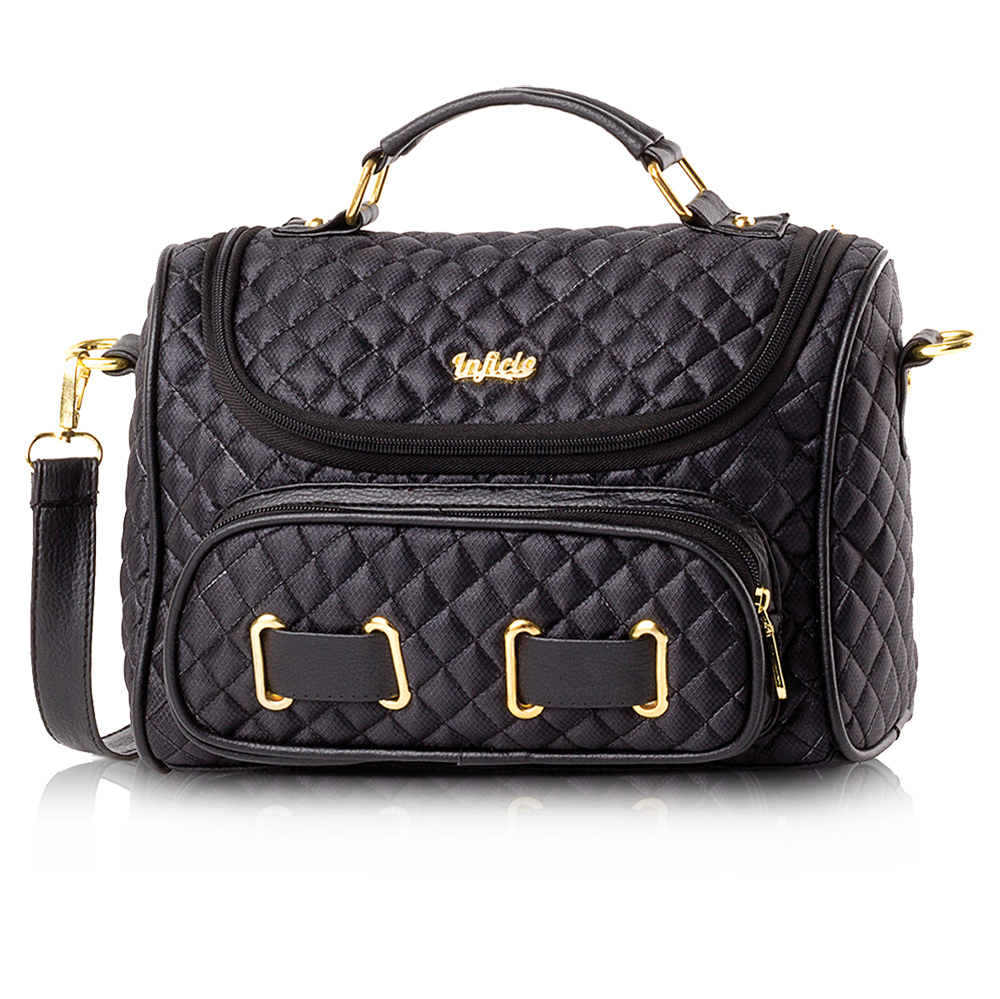 TAS HANDBAG KASUAL WANITA HITAM VIROTEX PRADA INFICLO SRI 449