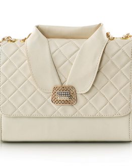 TAS HANDBAG KASUAL WANITA PREMIUM KREM TAIGA INFICLO SGI 496