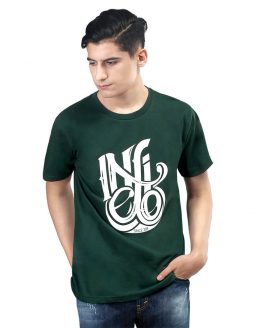 KAOS TSHIRT KASUAL PRIA OLIVE COTTON COMBED INFICLO SGU 861