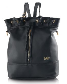 TAS RANSEL BACKPACK WANITA PREMIUM HITAM VIROTEX INFICLO SHM 295