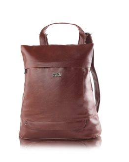 TAS RANSEL BACKPACK WANITA COKLAT LAVENDER INFICLO SFR 480