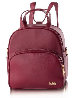 TAS RANSEL BACKPACK KASUAL WANITA ORIGINAL MARUN VIROTEX INFICLO SRI 648