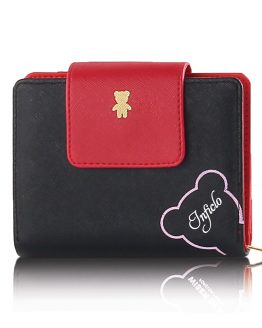 DOMPET LIPAT PREMIUM WANITA ORIGINAL HITAM SOFIA INFICLO SPT 770