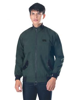 JAKET OUTDOOR PRIA PREMIUM HIJAU CANVAS INFICLO SMD 364