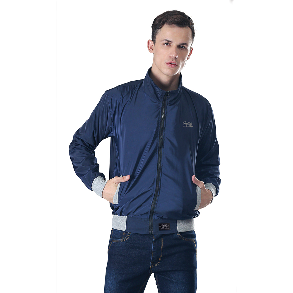 JAKET OUTDOOR KASUAL PRIA PREMIUM NAVY MAYER INFICLO SMD 711