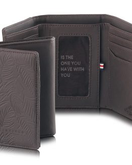 DOMPET LIPAT PREMIUM PRIA ORIGINAL COKLAT GOSOK INFICLO SLN 857