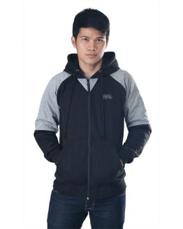 JAKET SWEATER HOODIES KASUAL PRIA ABU FLEECE INFICLO SGU 782