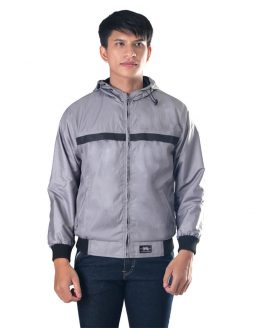 JAKET HOODIE OUTDOOR KASUAL PRIA ORIGINAL ABU RISMA INFICLO SDI 502