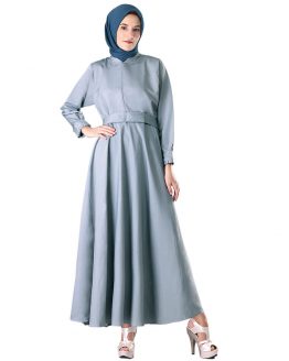 PAKAIAN GAMIS WANITA ABU BALOTELLY INFICLO SMR 587